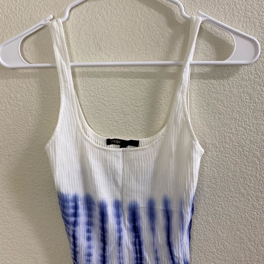 Maje White & Blue Ombre Sweater Set - Size Small - Picture 5 of 6